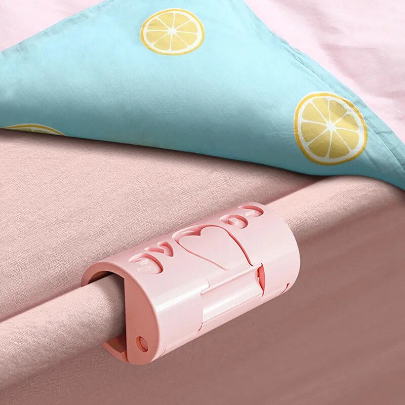 Bed Sheet Grippers Bed Sheet Fasteners Clips Sheet Holders Keeps The Bed Sheet in Place, Use as Snack Holder,